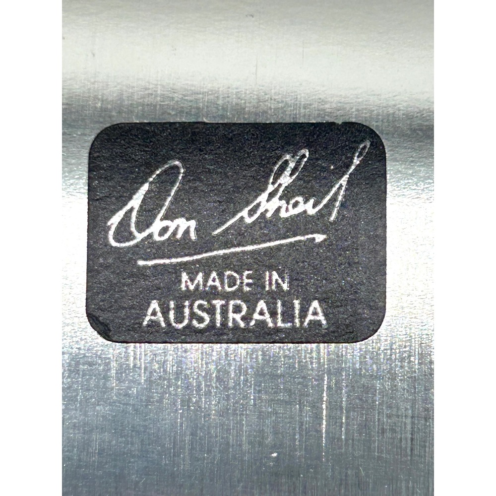 Don Sheil Australia Handcrafted Aluminum Eucalyptus Floral Tray Trinket Dish - Picture 5 of 15